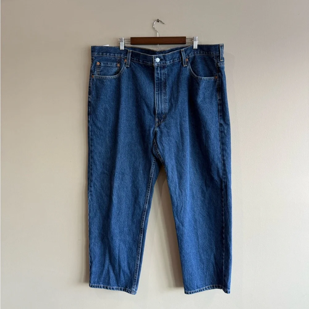 NEW Levi's 550 Blue Relaxed Fit Jeans 46X29 Denim